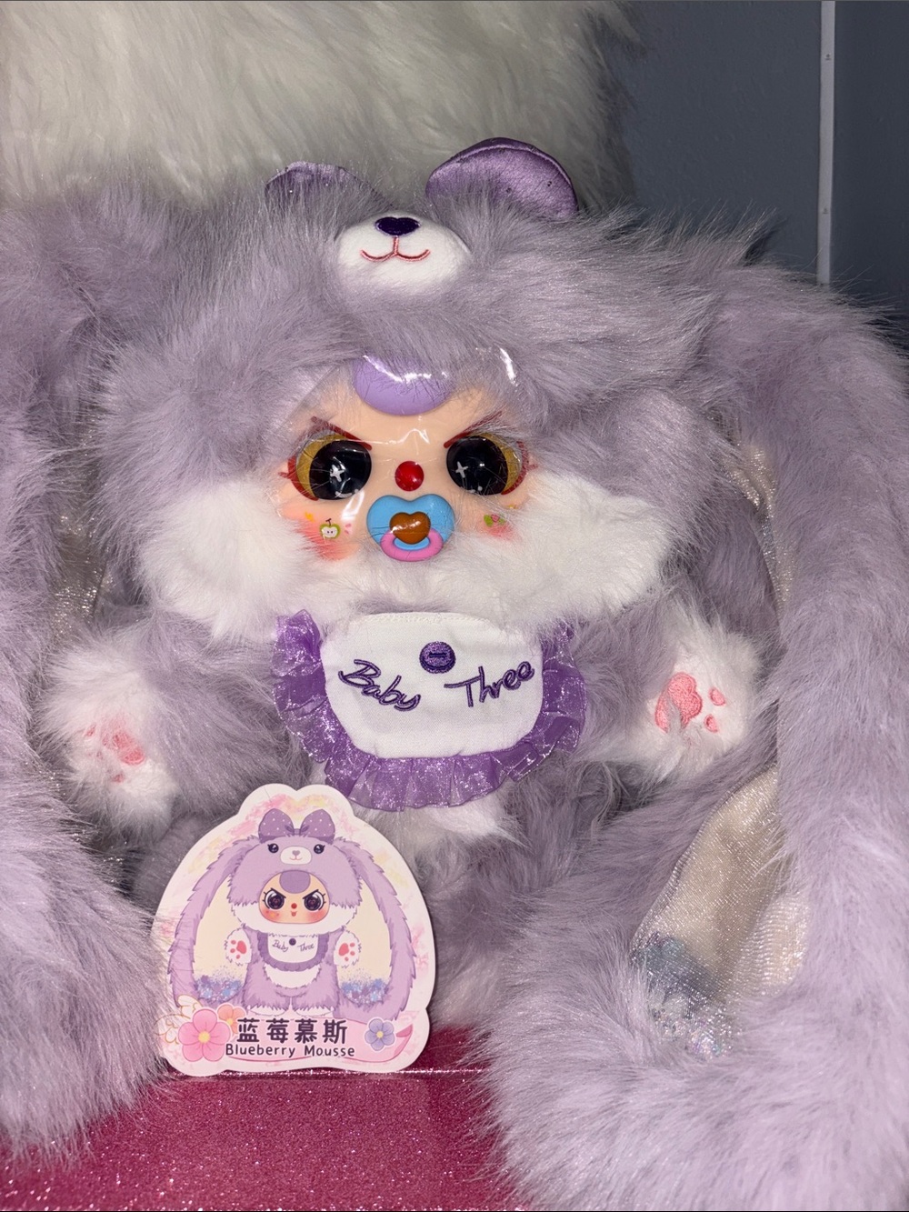 Baby Three Plush 400%  - Lavender